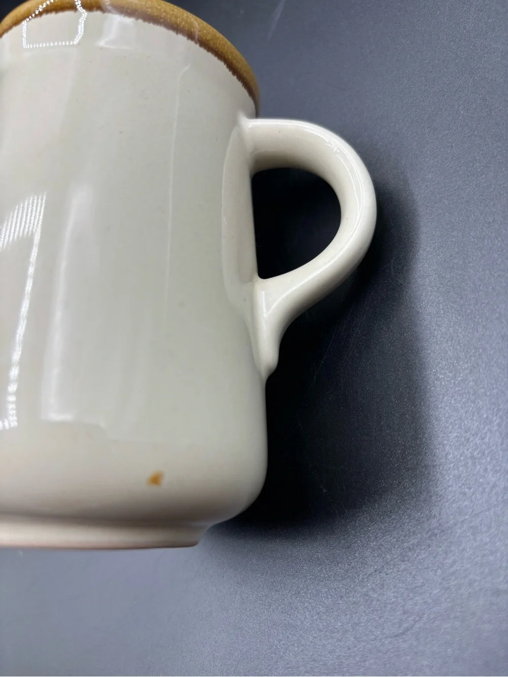 Vintage Ji Stonecrest Korea Creamer Pitcher Coffee Tea Cream Brown Handle Spout